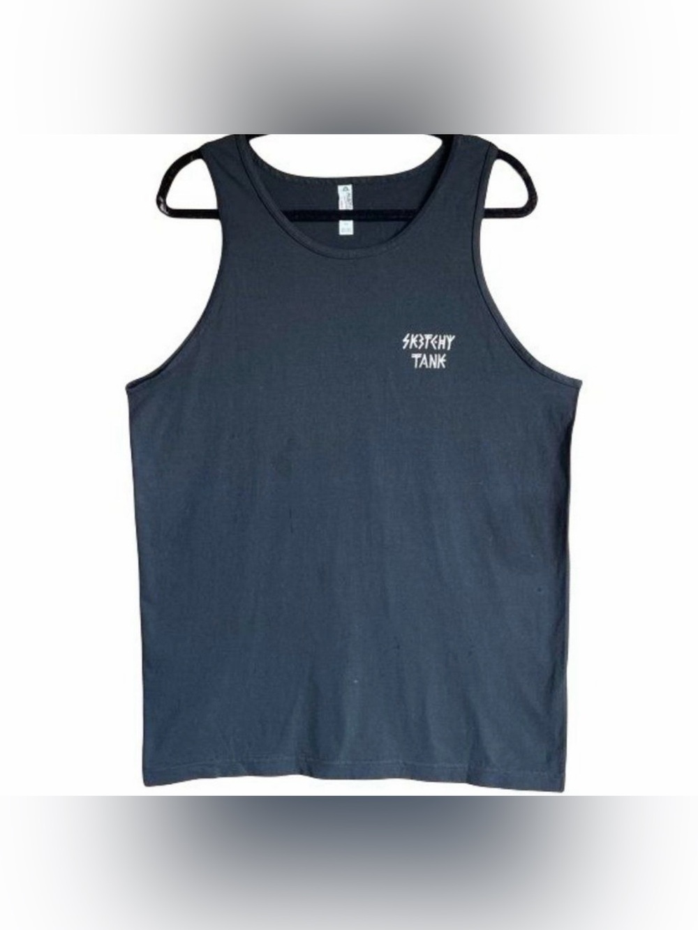 Sketchy Tank Men's Black Alstyle Classic Tank Top - Size Large - New
